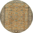 thumbnail image 1 of Ahgly Company Indoor Round Traditional Reddish Brown Persian Area Rugs, 4' Round, 1 of 6