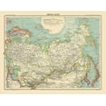 thumbnail image 2 of Schrader 24x20 White Modern Wood Framed Museum Art Print Titled - Asia Russian Empire Russia - Schrader 1908, 2 of 4