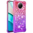 thumbnail image 3 of for Xiaomi Redmi Note 9 5G Case, Creativity Clear Quicksand Glitter Flowing Liquid Floating Soft TPU Case w/Stand Bling Diamond Sparkle Phone Cover for Xiaomi Redmi Note 9 5G JB Pink Mauve, 3 of 14