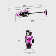 Goo-Sky S1 3D RC Helicopter 2.4GHz Dual Brushless Direct Drive Motors Carbon Fiber Frame GTS Flight Control RTF 3D Stunt Aircraft for Adults & Advanced Pilots