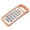 Orange, variant on HomeLife Vegetable Slicer Super Sharp Double Sides Multi-purpose Stainless Steel Corrugated Net Carrot Cucumber Chopper Kitchen Tool