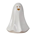 thumbnail image 2 of Halloween Ceramic Ghost Night Light, Cute Ghost Table Lamp Ornament, Warm Glow Desktop Decor, Bedroom Shelf Mantel Accent, Festive Holiday Gift, 2 of 5