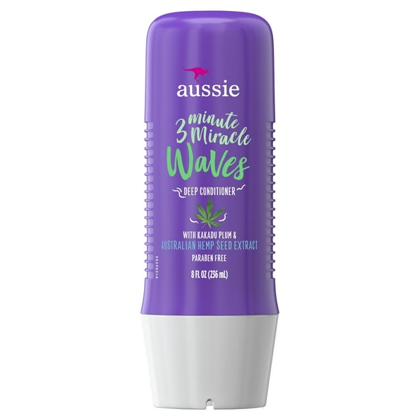 Aussie 3 Minute Miracle Waves AntiFrizz, ParabenFree Deep Conditioner