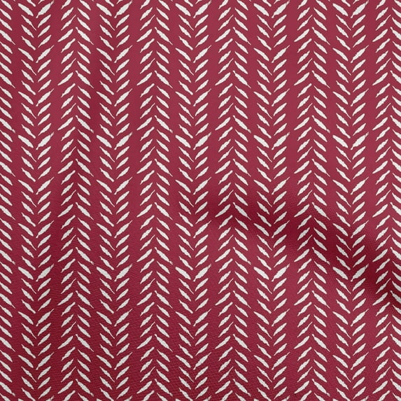 oneOone Cotton Poplin Twill Red Fabric Block Craft Projects Decor Fabric Printed By The Yard 56 Inch Wide-5B