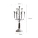 thumbnail image 2 of Adornos de candelabro de hierro antiguo retro for floristería, bodas, restaurantes occidentales, decoración navideña., 2 of 7