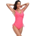 thumbnail image 5 of Summer Fashion Women's One-piece Swimsuit Solid Color Sports Bikini Swimsuit, Sexy Beach Swimsuit, 5 of 7