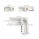 thumbnail image 5 of Linterna LED 10000 lúmenes, 5000 mAh USB recargable 26650 batería incluida, 478 modos de luz, zoom, largo tiempo de trabajo linterna táctica de mano para camping, senderismo, caza, emergencia, 5 of 6