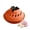 Orange, variant on Garlic Keeper for Counter, Creative Shape Hollow Garlic Pot, Ceramic Decorative Garlic Storage to Keep Your Garlic, Garlic Jar for Kitchen