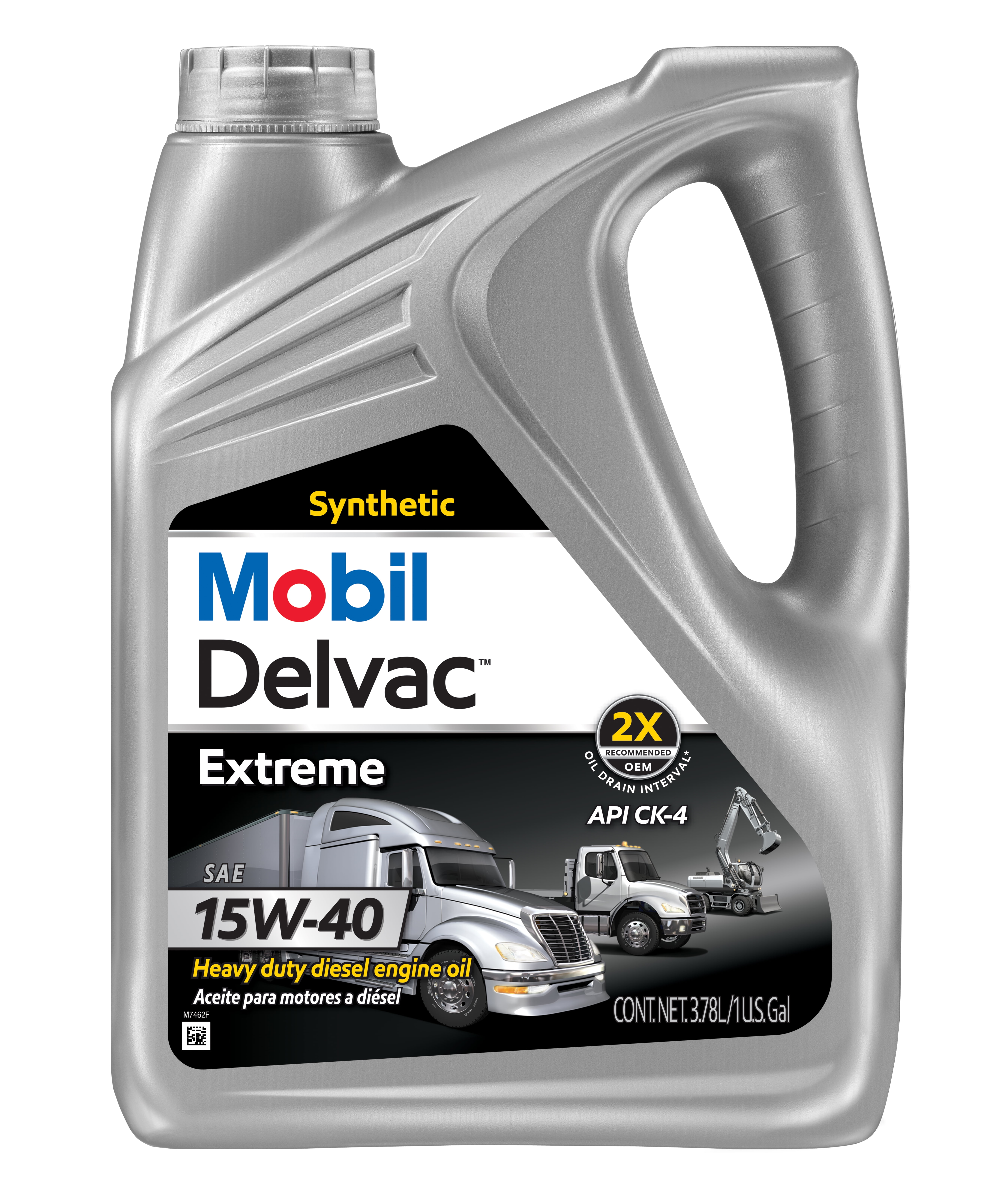 Mobil Delvac Xtreme Diesel Engine Oil, 15W40, 1 Gal 125473