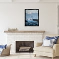 thumbnail image 3 of Stupell Industries Rough Sea Waves Photography Landscape Photography Black Floater Framed Canvas Art Print Wall Art, 25 x 31, 3 of 10