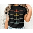 thumbnail image 2 of Airplane Airliner Plane Pilot Aviation Vacation Travel Gift T-Shirt Flying Airplane Birthday Holiday Travel Presents Men Women Kids Tshirt, 2 of 10