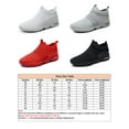 thumbnail image 2 of Difumos Men's Breathable Round Toe Sneaker Non-slip Low Top Flats Sports Comfortable Red 5.5, 2 of 9