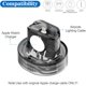 thumbnail image 2 of Soporte de carga, soporte de montaje fácil para AirPods y AirPods Pro (1.ª y 2.ª generación) Base de carga (cable no incluido) (negro), 2 of 5