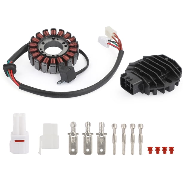 Rectificador de estator y regulador apto para Suzuki LT-Z400 LTZ400 Quadsport Z400 03-08
