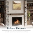 thumbnail image 4 of Mantels Direct Dakota 48" Pine Wood Fireplace Mantel Shelf - Mocha, 4 of 6
