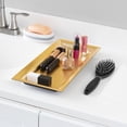 thumbnail image 5 of Home Basics Plastic Vanity Tray, Gold, 5 of 5
