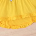 thumbnail image 7 of TOWED22 Baby Girl Clothes Print Long Sleeve Sweatshirt Pullover Tops + Joggers Pants Fall and Winter Outfit Set,Yellow,4-5 Y, 7 of 7