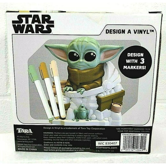 Mandalorian The Child - Design A Vinyl by Tara Ages 4 , 3.75" Figure CUTE!