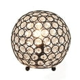 thumbnail image 2 of Lalia Home Medium 8" Contemporary Metal Crystal Round Orb Table Lamp, Restoration Bronze, 2 of 7