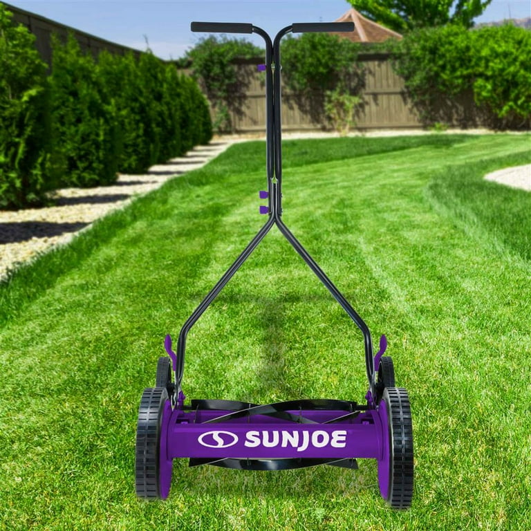 Sun Joe Mj506e 6.5 Amp Electric Reel Lawn Mower W/ Grass Catcher, Mowers, Patio, Garden & Garage