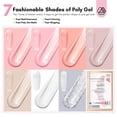 thumbnail image 2 of Saviland All-In-One Poly Gel Kit - 7Pcs Glitter Jelly Poly Gel Kit with U V Light ,Nail Drill ,Base & Top Gel ,Nail Dehydrator&Primer and Nail Decorations for Nail Extensions, 2 of 9