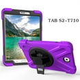 thumbnail image 6 of XYX Case for Samsung Galaxy Tab S2 8.0 inch SM-T710/SM-T715 with 360 Degree Rotating, Hand Strap, Shoulder Strap, Purple, 6 of 7