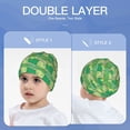 thumbnail image 6 of Sikiie Crocodile And Bush Toddler Beanie Kids Beanie Hat Warm Winter Hats for Boys Girls Knit Cap, 6 of 7