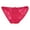 Watermelon Red, variant on Womens Sexy Low Waist Mesh Transparent Hollow Rose Embroidered Panties