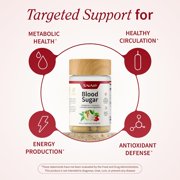 Snap Supplements Blood Sugar Blend with Chromium Picolinate, Botanicals, Co-Enzymes - 60 Capsules