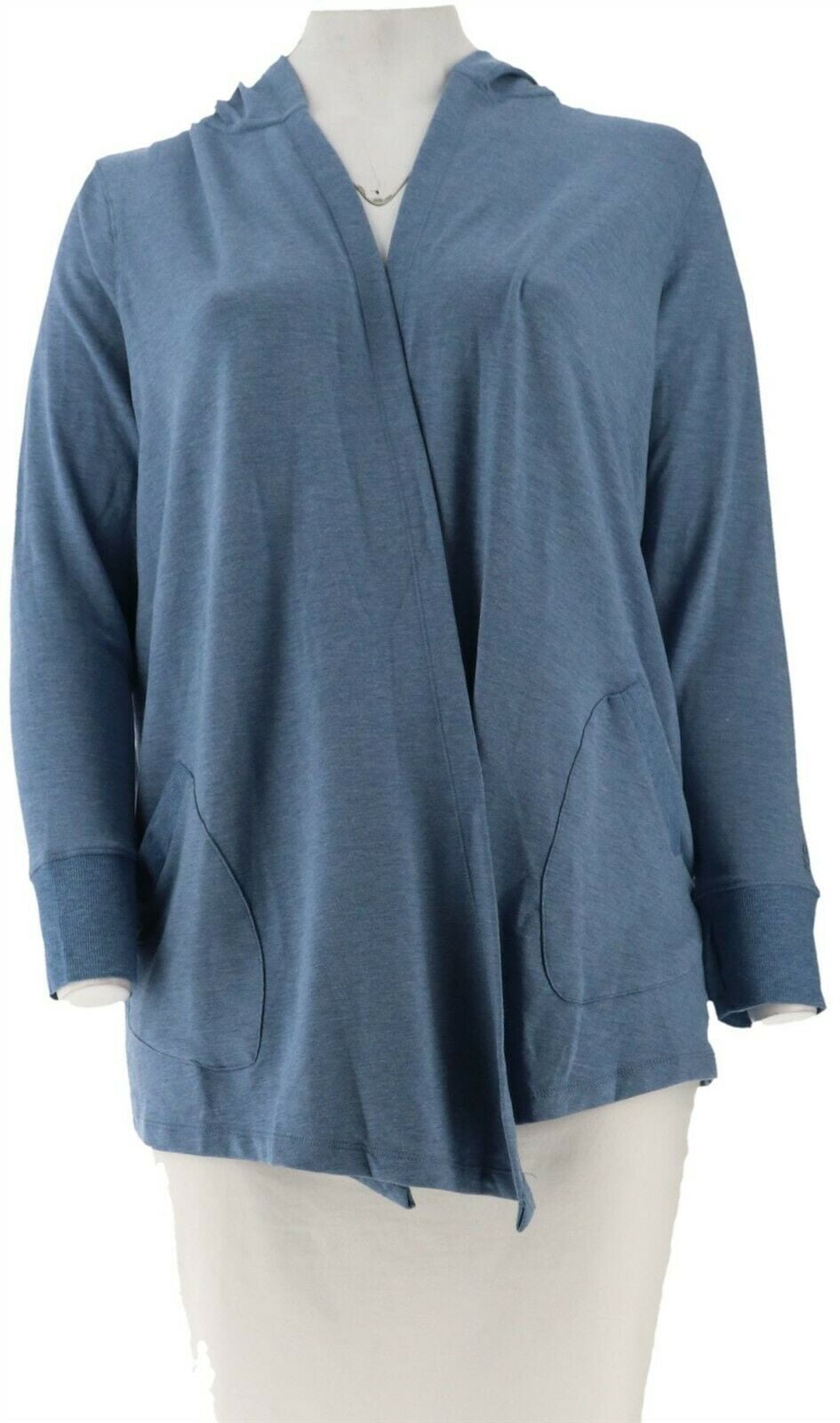 cuddl duds hooded cardigan