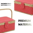 thumbnail image 4 of Panier de Couture Moyen avec Kit d'Accessoires de Couture (Rouge), 4 of 6
