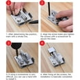 thumbnail image 4 of 2 Pieces Door Latch Padlock Straight Open Hasp Padlock Bolt Door Lock Small Anti-theft Stainless Steel Latch with 8 Screws Tiny Padlock Clasp Applicable to Various Doors, 4 of 5
