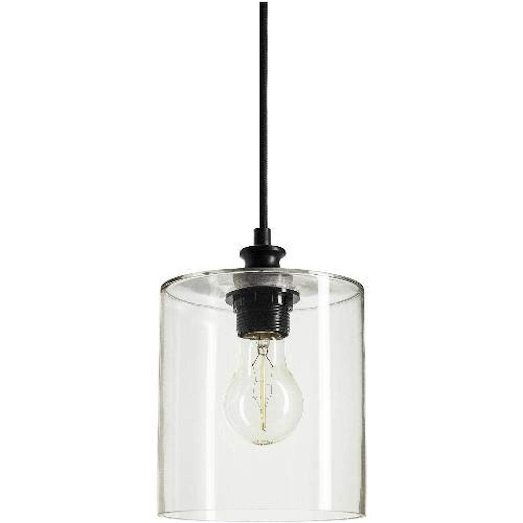 Sunlite 07058 1 Light (Medium Screw Base) Glass Cylinder Pendant
