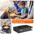 thumbnail image 4 of MONODEAL Bluetooth CD Player,Under Cabinet Kitchen FM Radio CD Player,Dual HD Speakers,Wireless Music System with LED Light,Remote Control,Kitchen Ti, 4 of 8
