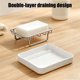 thumbnail image 5 of Stainless Steel Soap Storage Rack With Double Layer Tray Detachable Soap Organizer For Bathroom Shower Bar Soap Container For Kitchen Sink Dormitory, 5 of 6