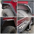 thumbnail image 6 of WOLFSTORM [4PCS] For 2007-2018 Jeep Wrangler JK JKU Wheel Front Rear Fender Flares Steel With LED Sequential Turn Signal Lights And LED Side Marker Lights, 6 of 12