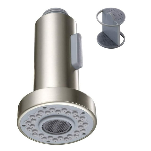 Kitchen Faucet Sprayer,Pull Out Sink Faucet Spout Kitchen Pull Down Faucet Nozzle Replacement Parts 2 Functions Brushed Nickel for Kitchen and Bathroom ,Easy to Operate