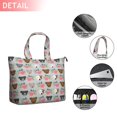 thumbnail image 2 of Cute Pitbull Terriers Dog and Flower Travel Tote Bags for Women Carry On,Large Weekender Bags for Women Travel,Multi Functional Duffle Bag for Work,Shopping,Sports, 2 of 5