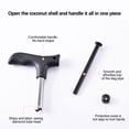 thumbnail image 6 of One Hole Punch Portable Stainless Steel Punch Tool 122x95Mm Shaped Hole Punch for Fruit Opening, 6 of 9