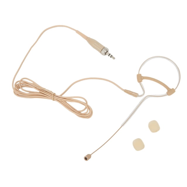 Single Earhook Headset Mic Headworn Microphone For Sennheiser Wireless 3.5mm Lightweight Design High Quality