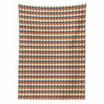 thumbnail image 2 of Geometric Tablecloth, Retro Style Circles and Squares Colorful Illustration Ornamental Sixties Motifs, Rectangle Satin Table Cover for Dining Room and Kitchen, 60" X 90", Multicolor, by Ambesonne, 2 of 2
