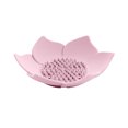 thumbnail image 1 of Yuarrent Jabonera de drenaje de silicona, soporte en forma de loto, jabonera portátil, bandeja de jabón antideslizante, accesorios de baño, 1 ud. Juegos de accesorios de baño Rosado rojo Yuarrent HA003269-03, 1 of 6