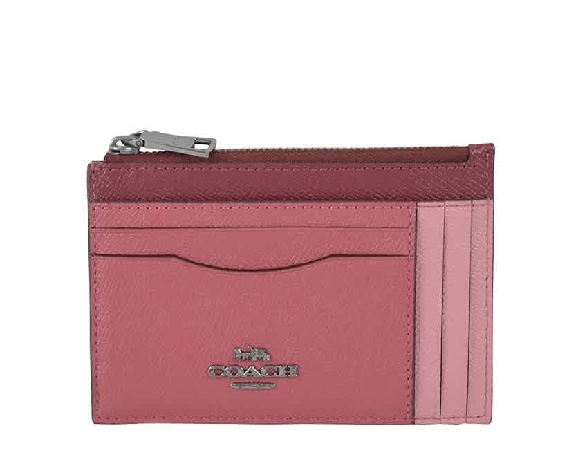 coach flat card case
