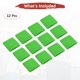 thumbnail image 4 of Uxcell 12PCS Bandas de sudor deportivas, muñequeras de algodón absorbentes para entrenamiento/baloncesto/correr [Verde fruta, 8cm de ancho], 4 of 7