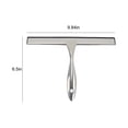 thumbnail image 3 of Window Squeegee Cleaning Tool 10 Inch Multipurpose Stainless Steel Shower Squeegee with 2 Sticky Hooks, Bathroom Cleaning Tools Household Window Mirror Squeegee for Glass Doors, Tile Walls, 3 of 7