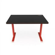 Arozzi Arena Leggero Gaming Desk with Full Surface Mousepad - Red