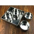 thumbnail image 4 of Japan Style Kitchen food Storage container Compartments Stainless Steel Seasoning box Containers with Lid Rectangle chef tools, 4 of 9