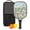 Black-2, variant on Pickleball Paddles Set Of 1, Fiberglass Surface, Daisy Floral Print, 1 Paddle, 2 Balls & Bag