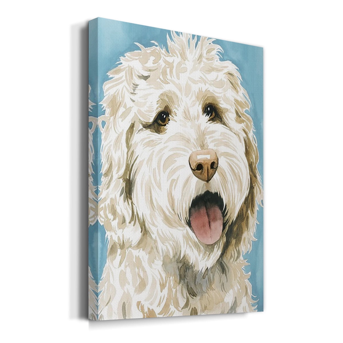Labradoodle II Premium Gallery Wrapped Canvas - Ready to Hang