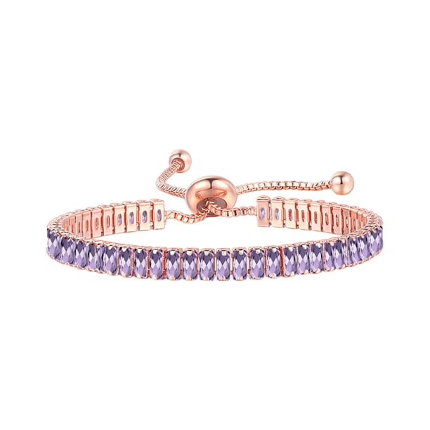 Pulsera de Tenis Deslizamiento Regalo de boda Pulseras de las mujeres